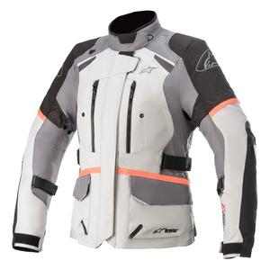 Alpinestars Stella Andes Drystar Grey-Black-Fluo Pink motorcykeljakke til kvinder