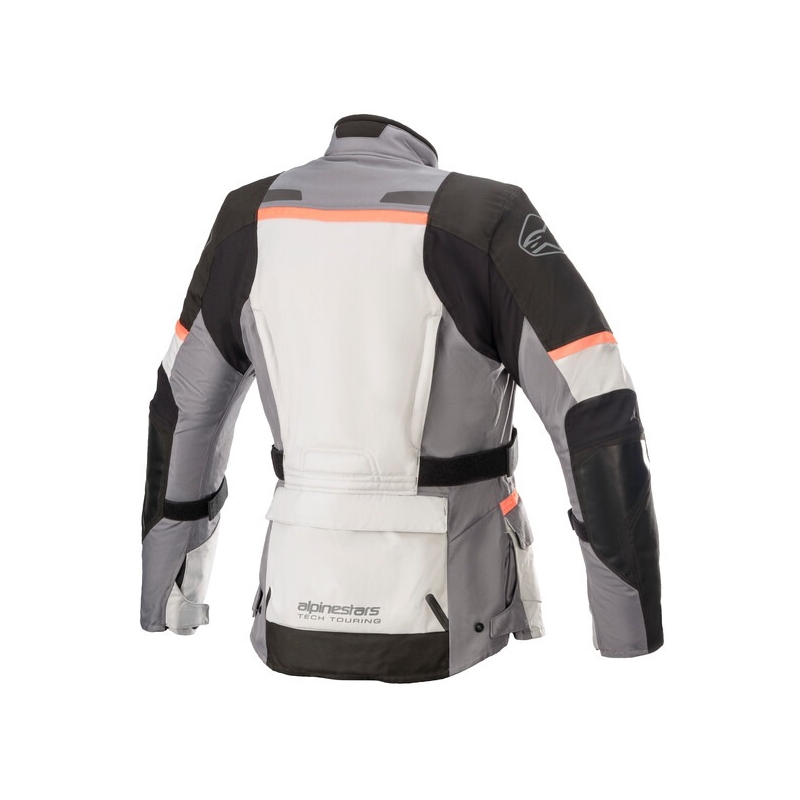 Alpinestars Stella Andes Drystar Grey-Black-Fluo Pink motorcykeljakke til kvinder
