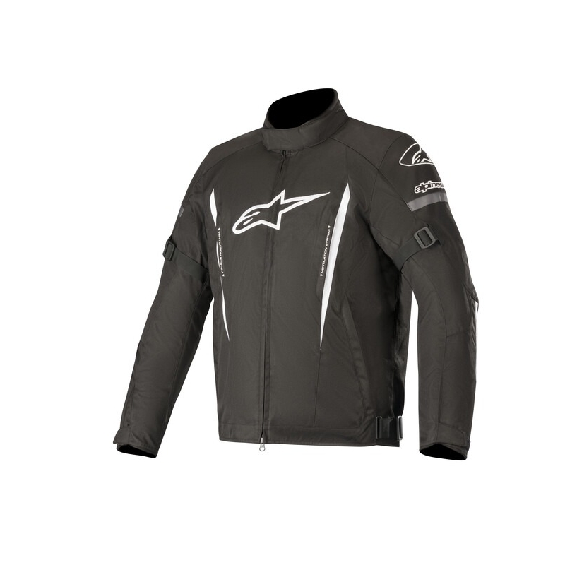 Alpinestars Gunner vandtæt motorcykeljakke i sort og hvid