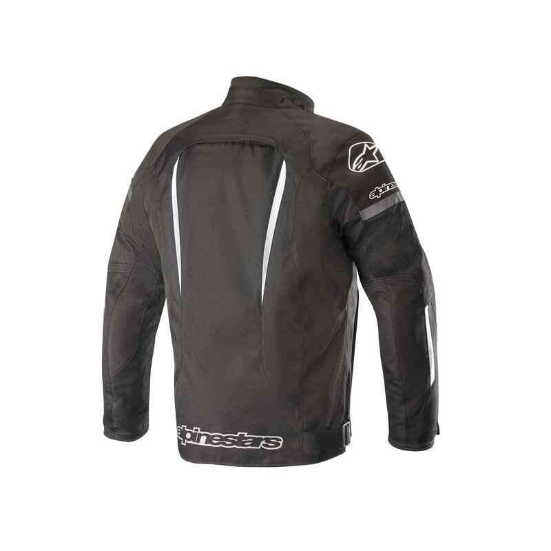 Alpinestars Gunner vandtæt motorcykeljakke i sort og hvid