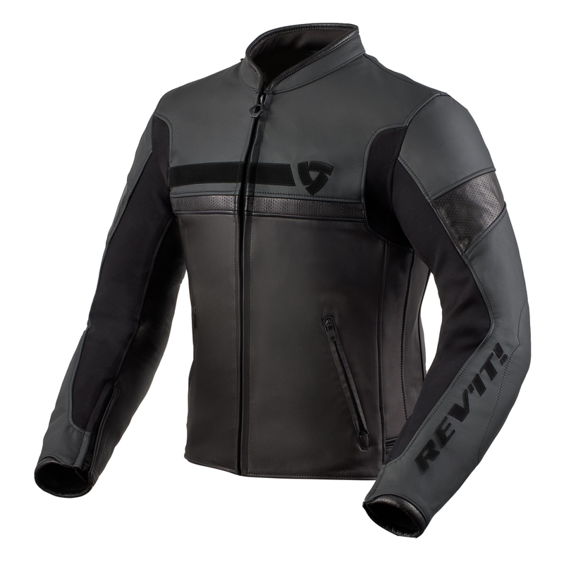 Revit Mile sort motorcykeljakke udsalg