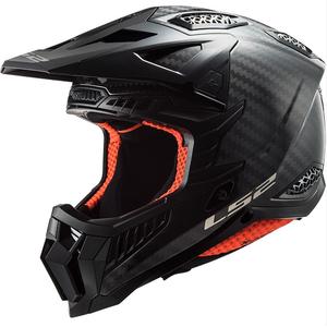 Motocrosshjelm LS2 MX703 X-Force Solid Carbon sort
