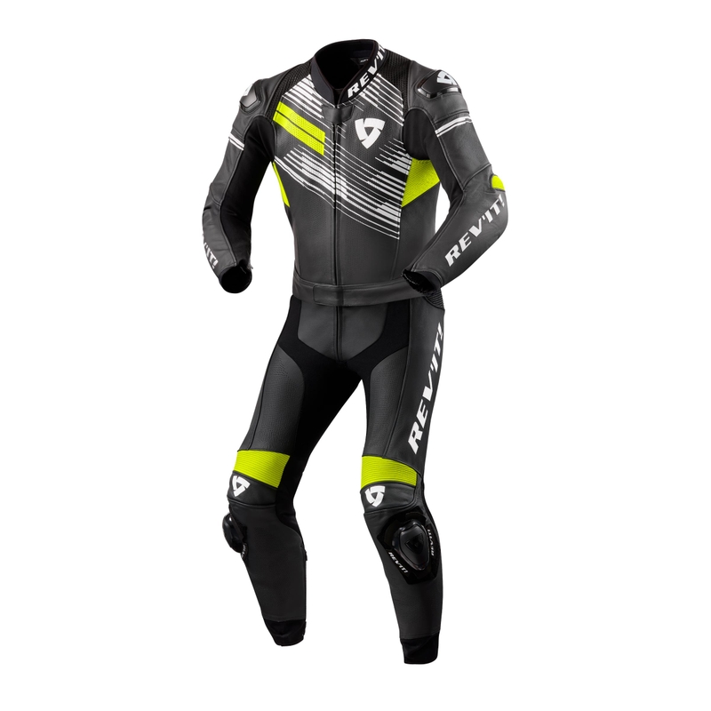 Kombinéza na motorku Revit Apex černo-fluo žlutá výprodej