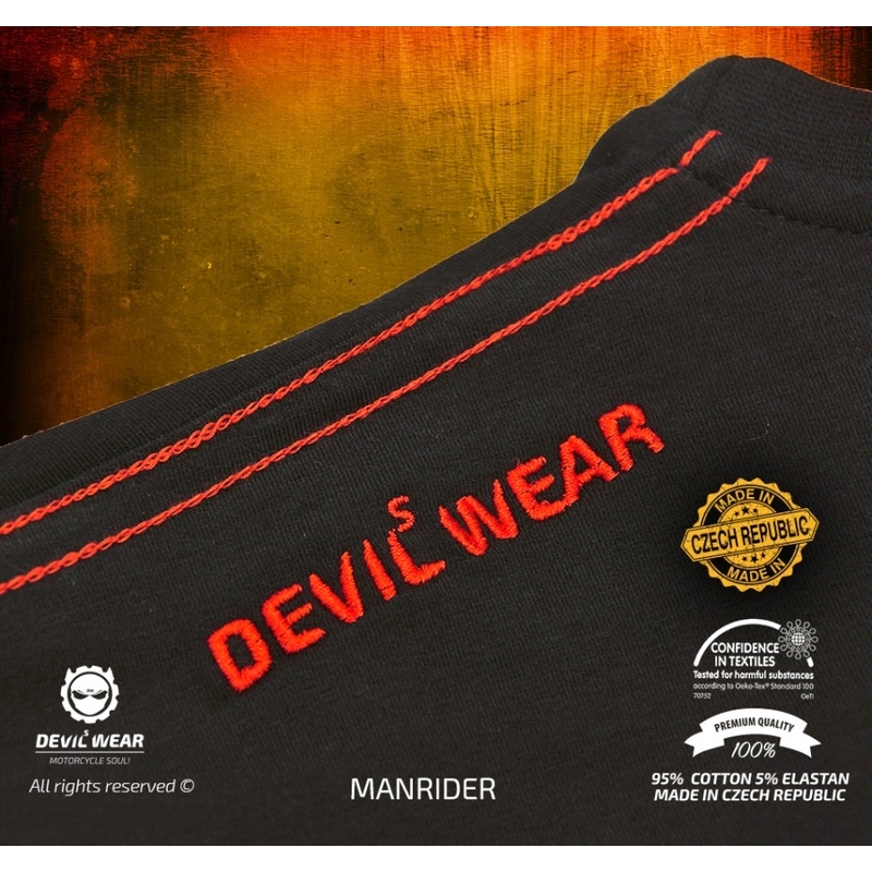 Pánské triko Devils Wear - Free Rider American Choppers