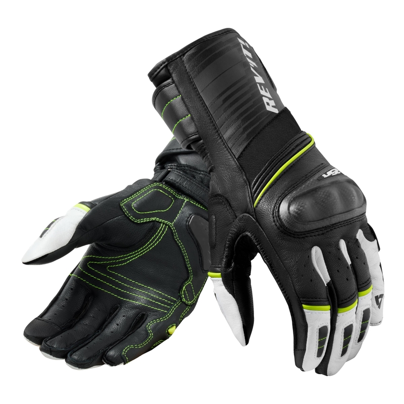Motorcykelhandsker Revit RSR 4 sort-fluogul
