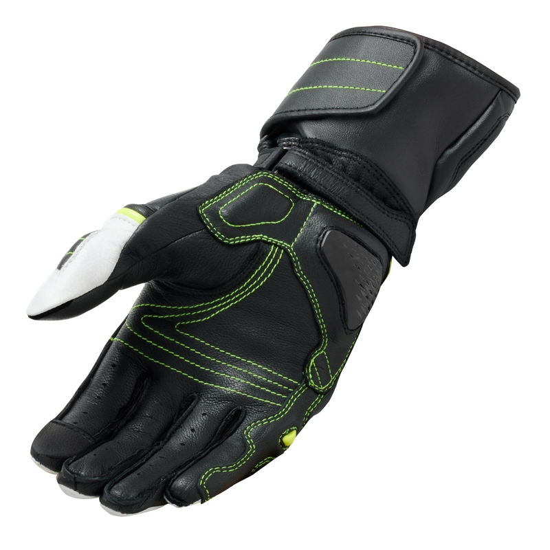 Motorcykelhandsker Revit RSR 4 sort-fluogul