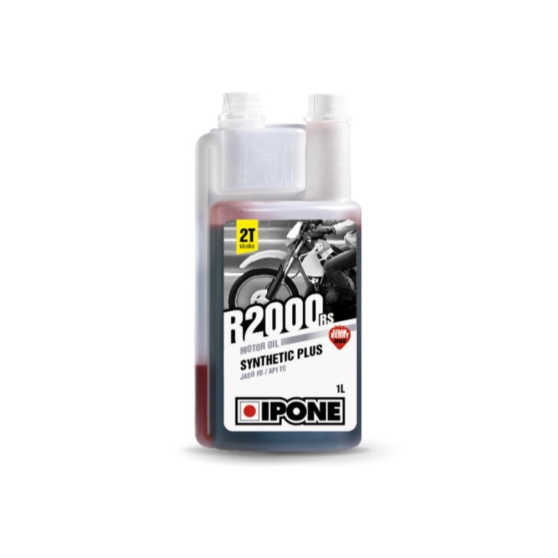 Benzinolie Ipone R200RR (R200RS) 2T syntetisk plus 1 l jordbær