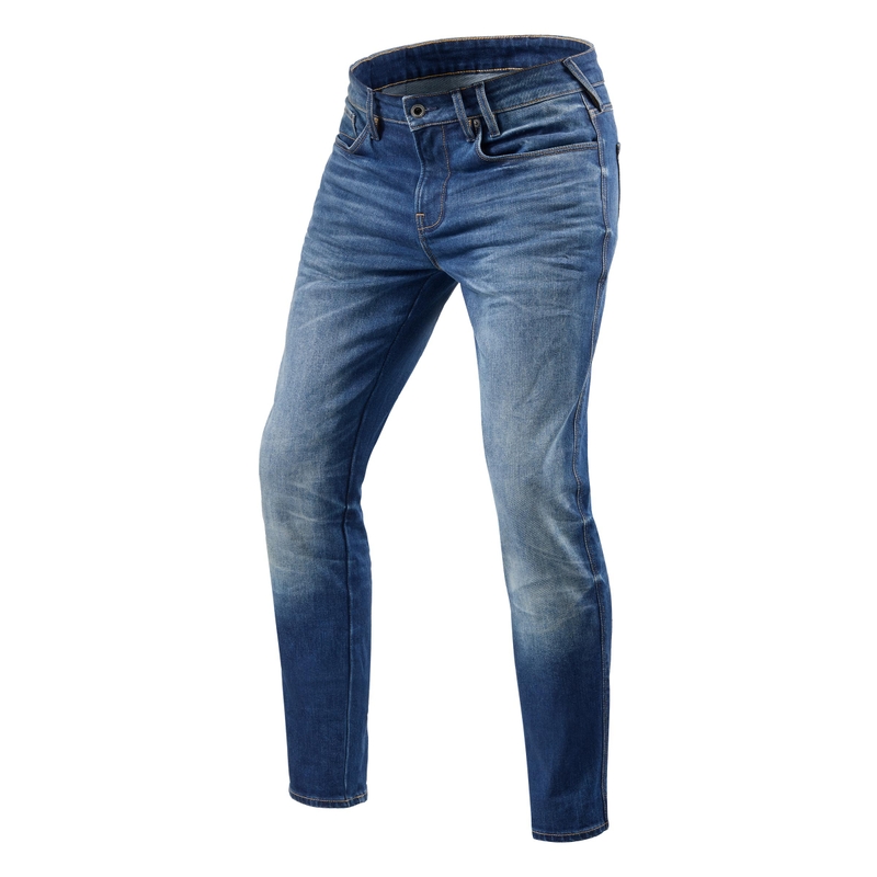 Motorcykeljeans Revit Carlin SK blue extended