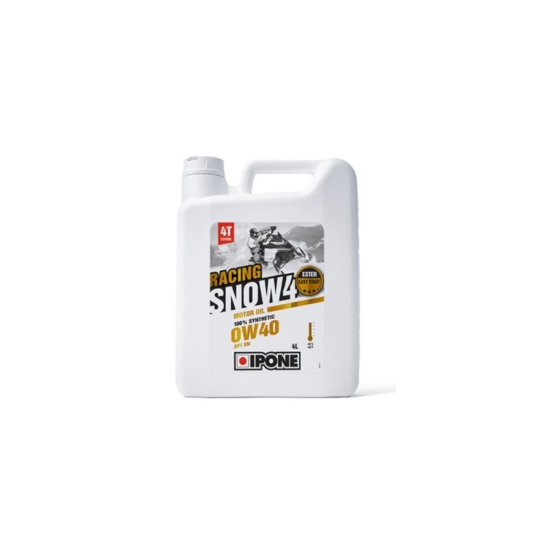 Snescooterolie Ipone Snow racing 4T 0W40 4 l