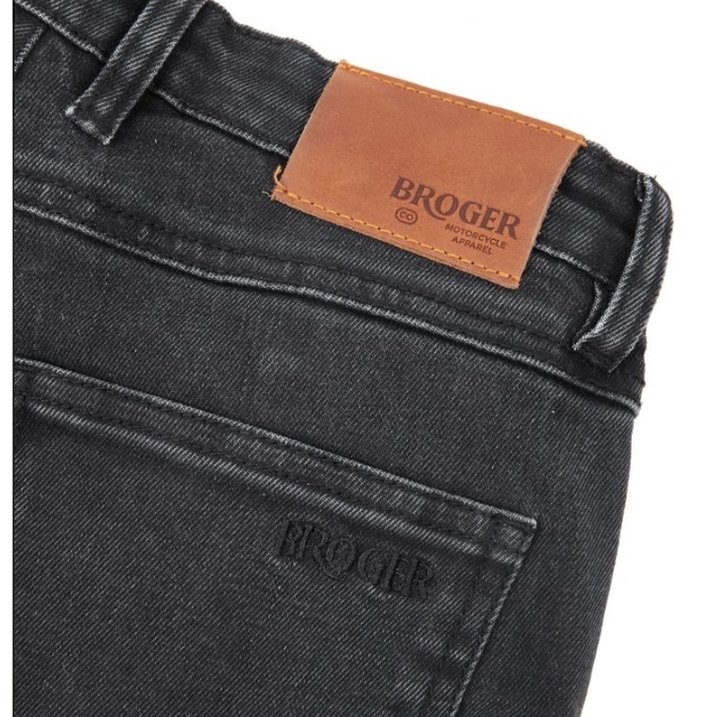 BROGER Florida II motorcykeljeans til kvinder, sort udsalg