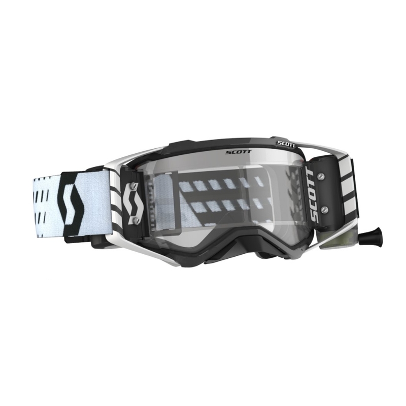 Motocrossbriller SCOTT Prospect WFS 22 sort og hvid