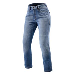 Revit Victoria 2 SF Light Blue Cropped Motorcycle Jeans til kvinder