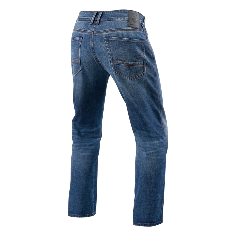 Revit Philly 3 LF Blue Cropped Motorcycle Jeans