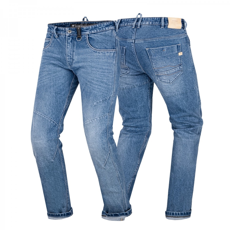 Shima Devon blå motorcykeljeans