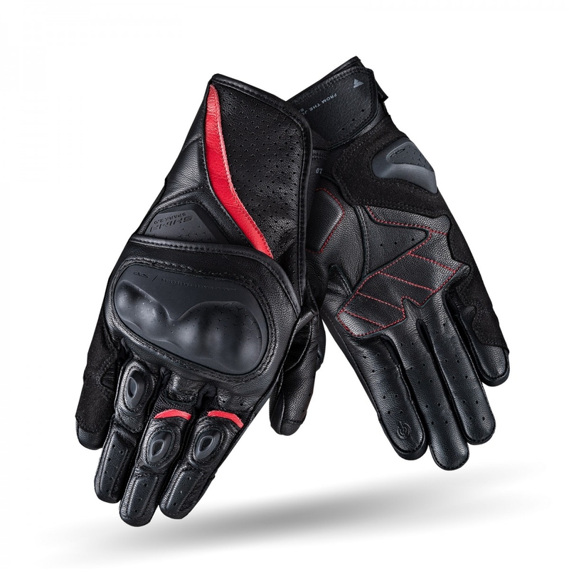Motorcykelhandsker Shima Spark 2.0 sort-rød