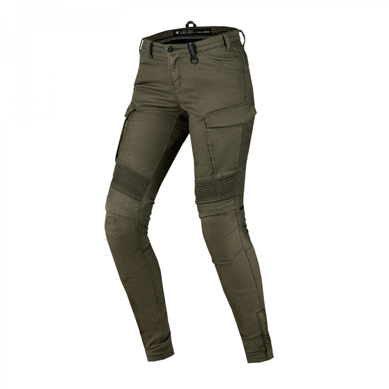 Shima Giro 2.0 khaki motorcykeljeans til kvinder udsalg