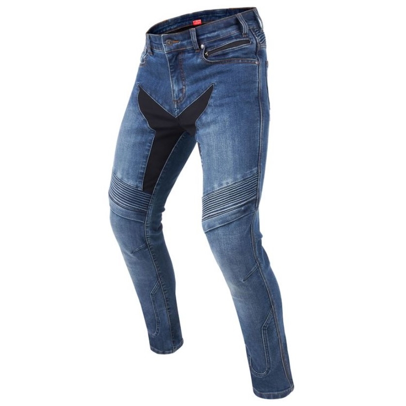 Rebelhorn Eagle III motorcykeljeans, vasket blå