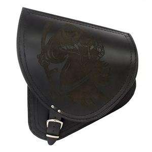 Motorcykeltaske i læder HD Softail RSA-54 Grim Reaper