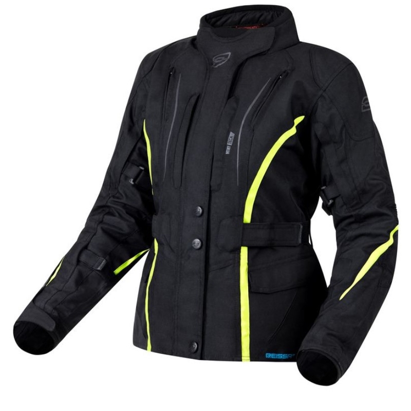 Ozone Sahara Black-Fluo Yellow motorcykeljakke til kvinder udsalg