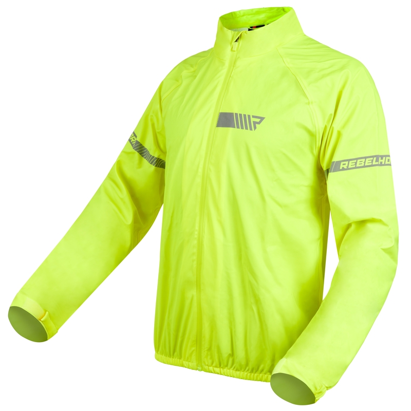 Rebelhorn Ocean fluo gul regnjakke