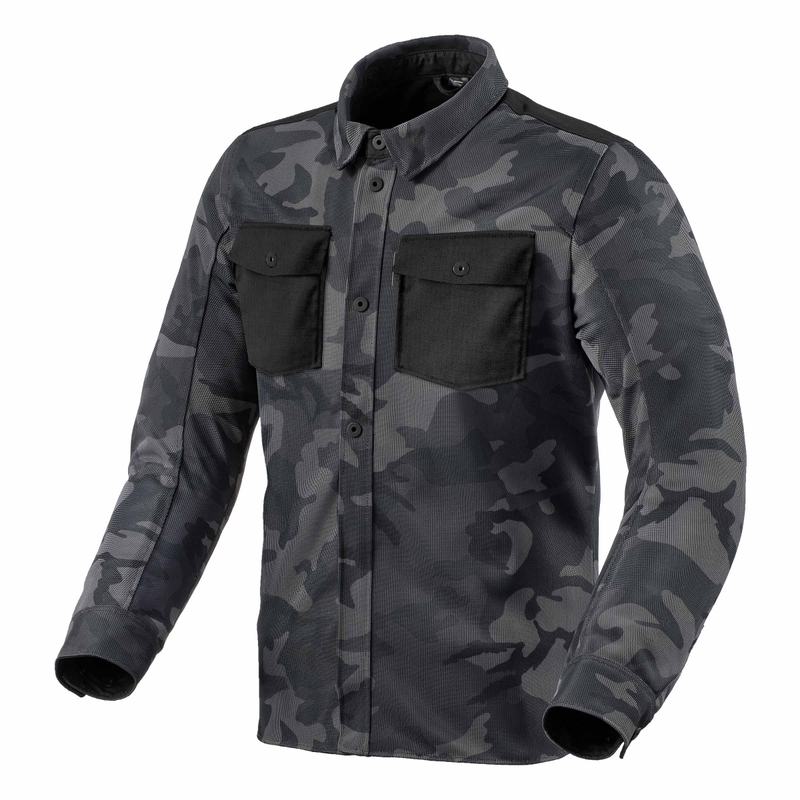 Revit Tracer Air 2 Camo grå motorcykeltrøje udsalg