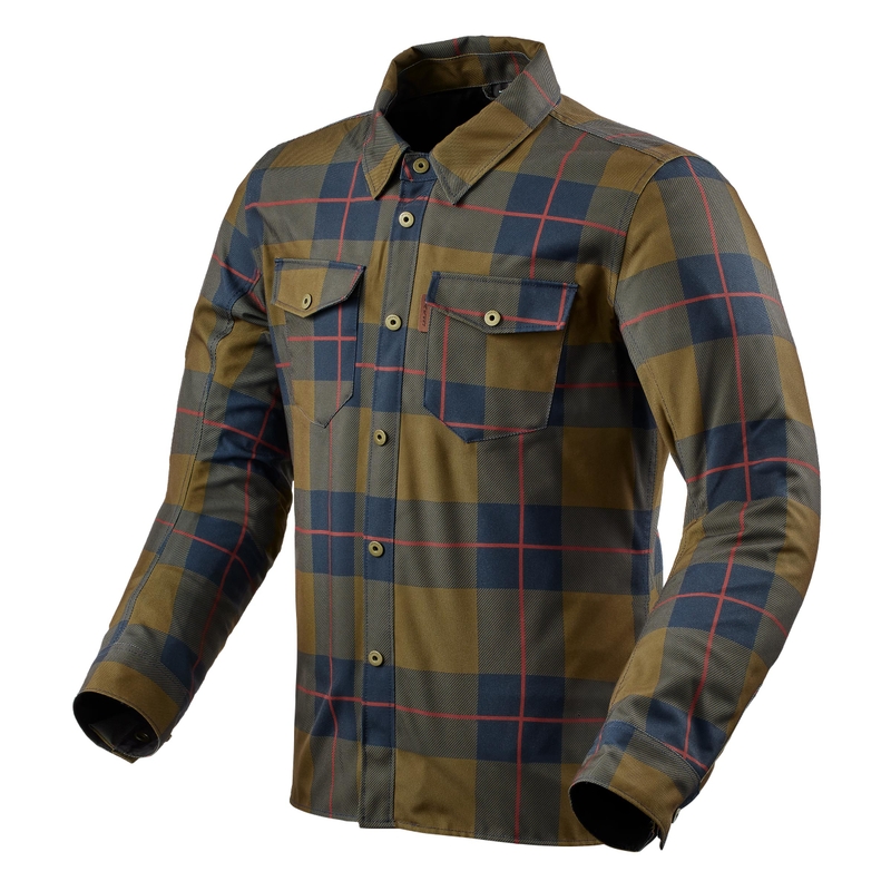 Motorcykelskjorte Revit Bison 2 H2O brun