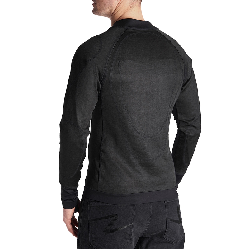 Motorcykelskjorte PANDO MOTO Shell UH sort udsalg