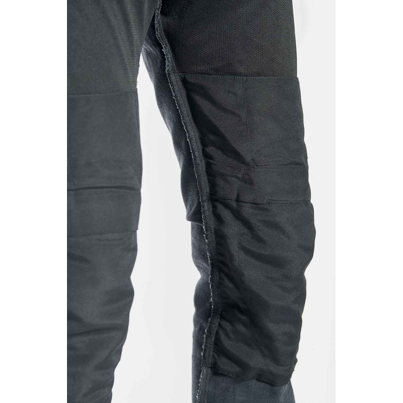 Motorcykeljeans PANDO MOTO Robby Slim sort udsalg