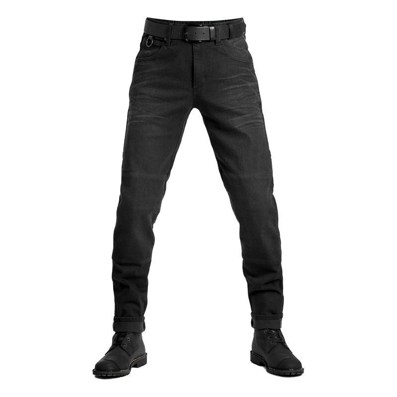 Motorcykeljeans PANDO MOTO Boss Dyn sort udsalg