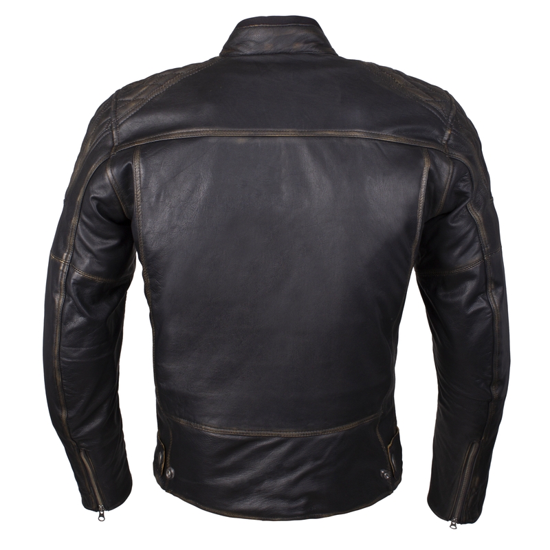 Street Racer Tribe Retro brun motorcykeljakke