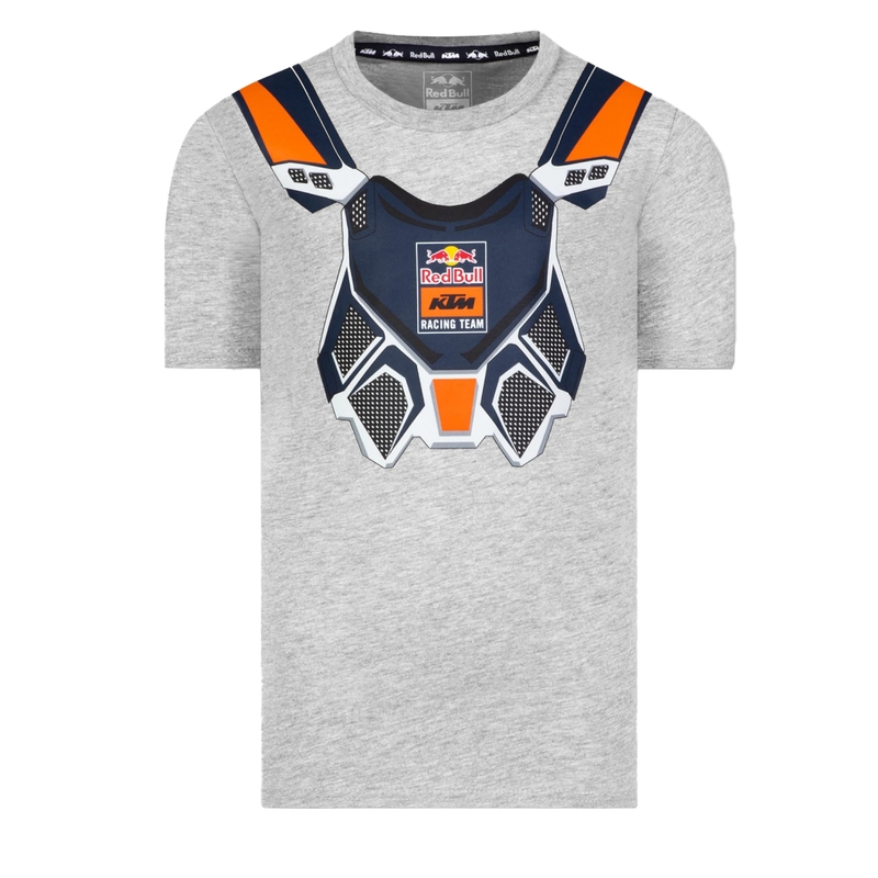 Børne-T-shirt KTM Rock Solid Red Bull grå udsalg