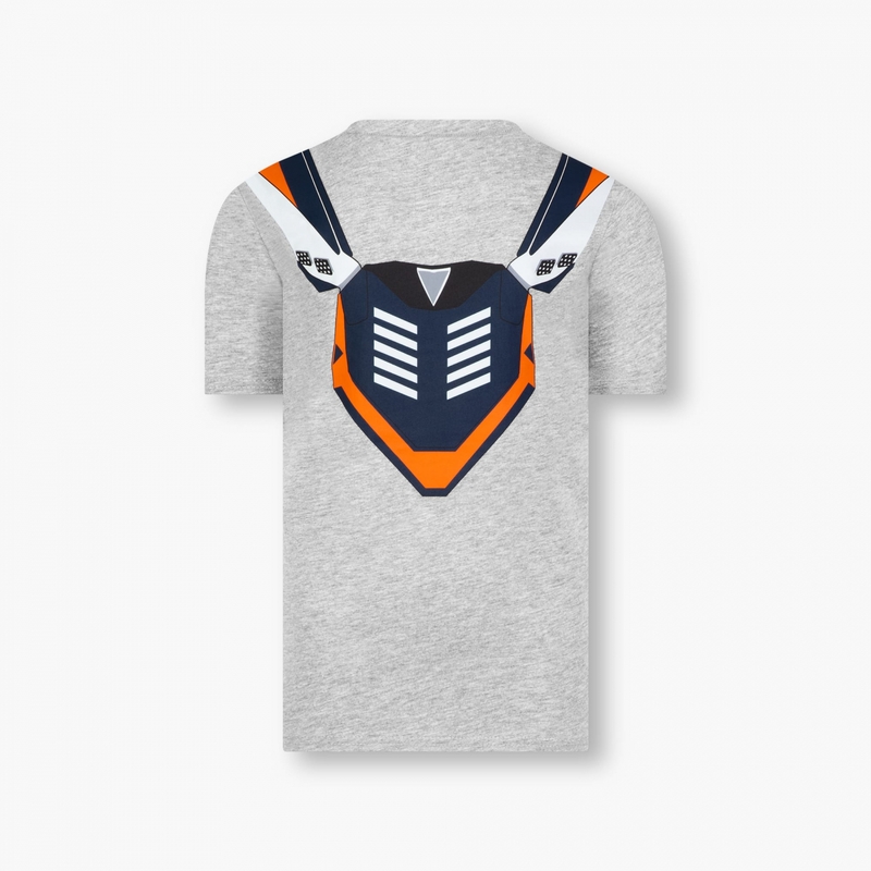 Børne-T-shirt KTM Rock Solid Red Bull grå udsalg