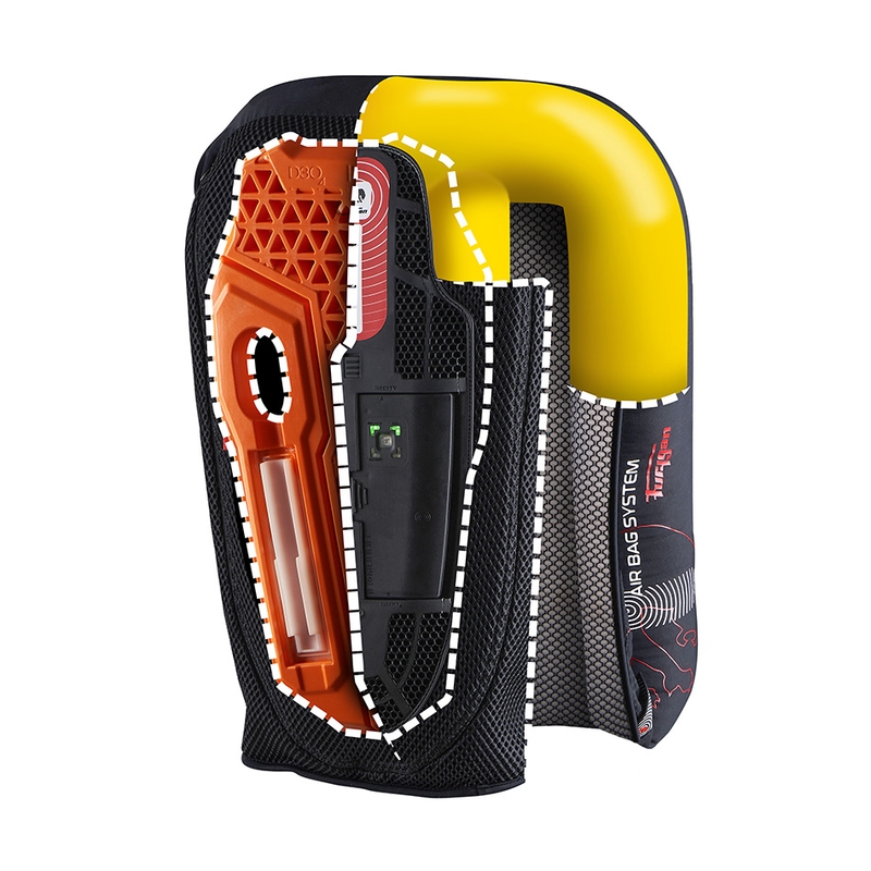 Furygan Fury System airbag vest sort