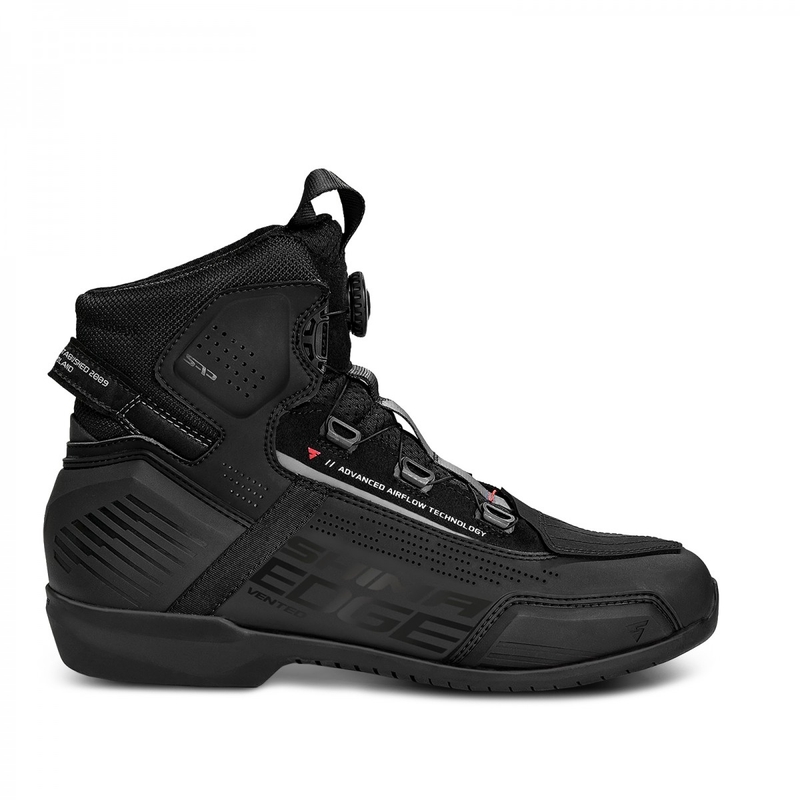 Shima Edge Vent sorte motorcykelstøvler