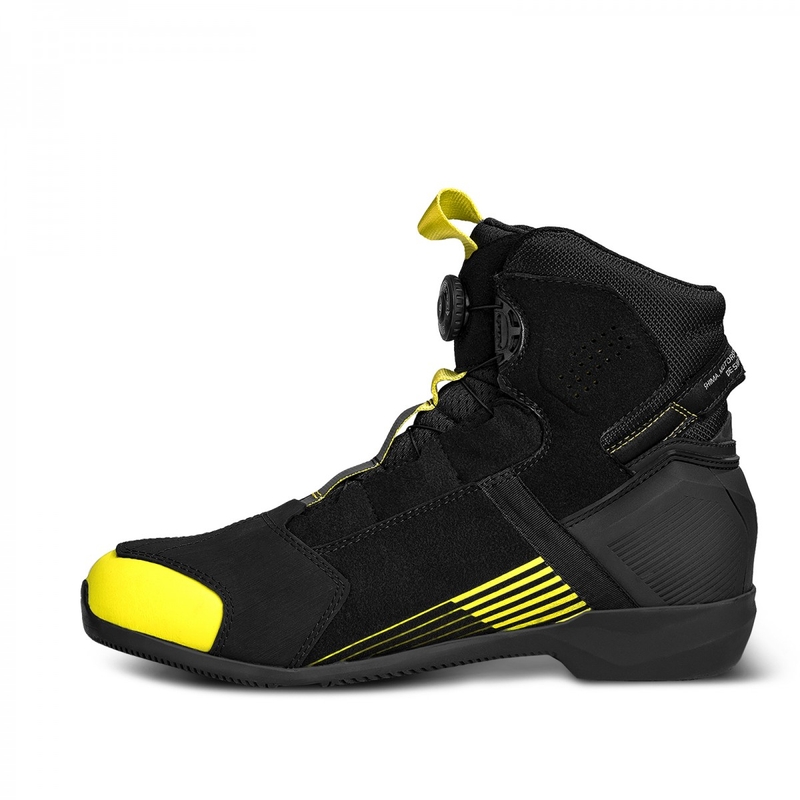 Motorcykelstøvler Shima Edge Vent, Sort/Fluo Gul
