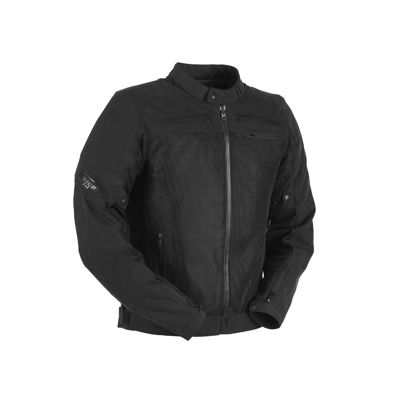 Furygan TX Furyo Ventileret sort motorcykeljakke udsalg