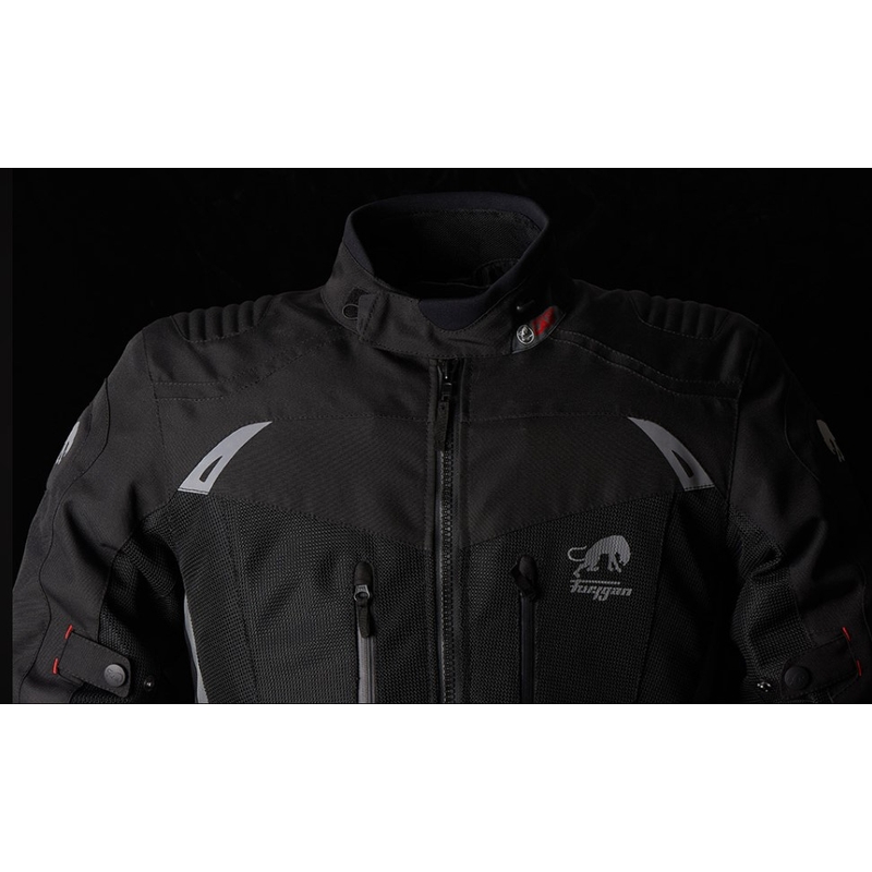 Furygan Apalaches Vented 2-i-1 motorcykeljakke Sort