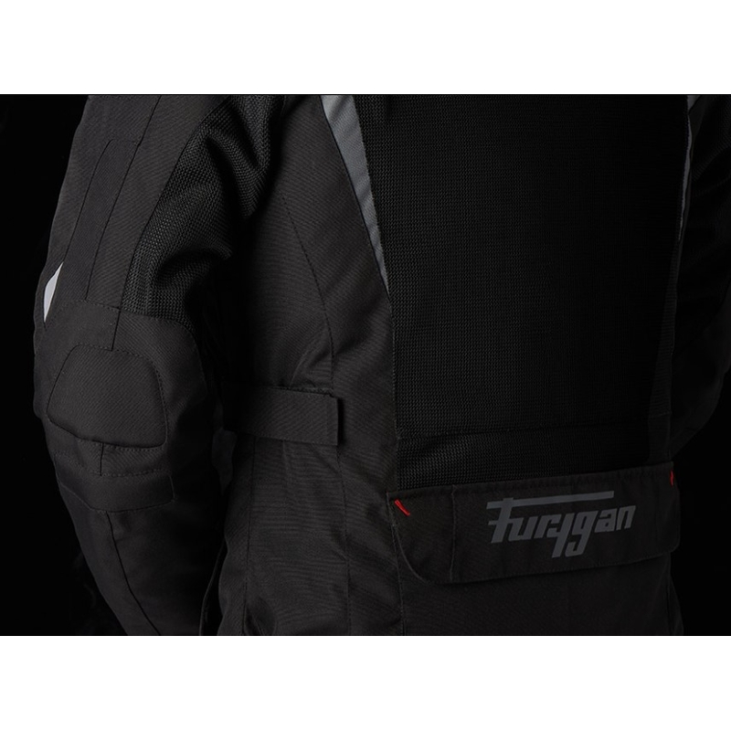Furygan Apalaches Vented 2-i-1 motorcykeljakke Sort