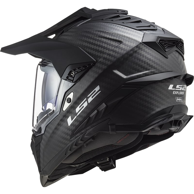 Endurohjelm LS2 MX701 Explorer C Solid Carbon Black Matte