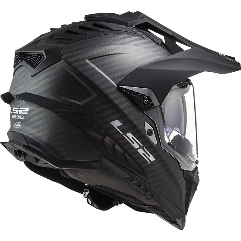 Endurohjelm LS2 MX701 Explorer C Solid Carbon Black Matte