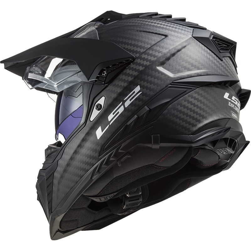 Endurohjelm LS2 MX701 Explorer C Solid Carbon Black Matte