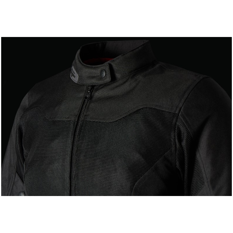 Furygan Genesis Mistral Lady Evo 3 sort motorcykeljakke til kvinder