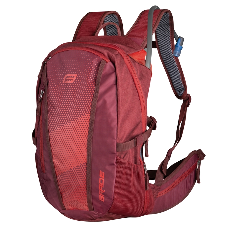 Cyklo batoh FORCE Grade Plus 22 l červený s hydrovakem výprodej