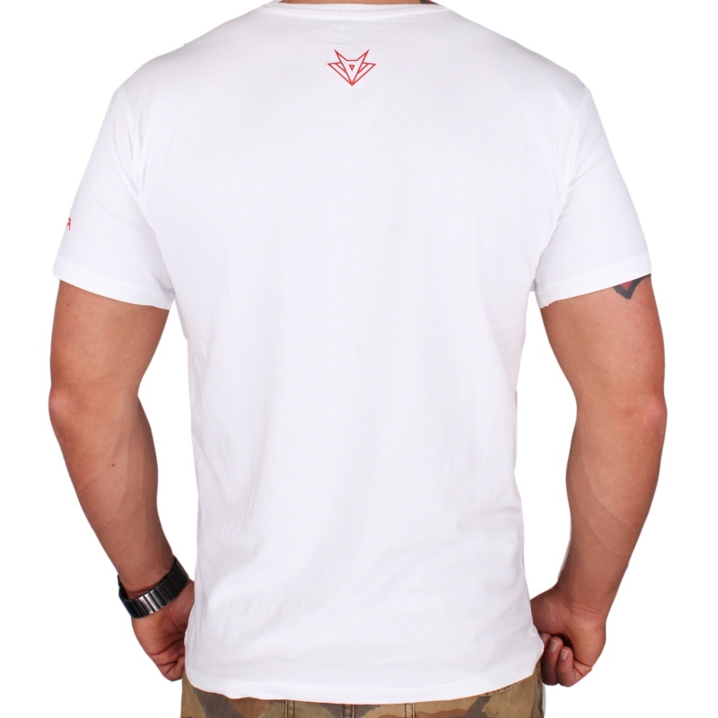 T-shirt RSA Ride Fast hvid udsalg