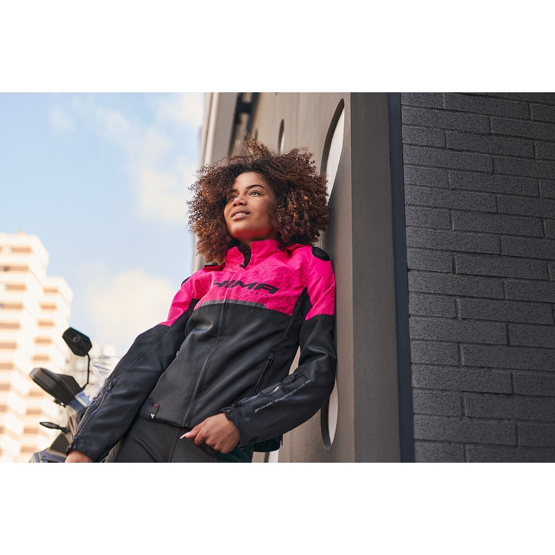 Motorcykeljakke til kvinder Shima Drift sort og pink