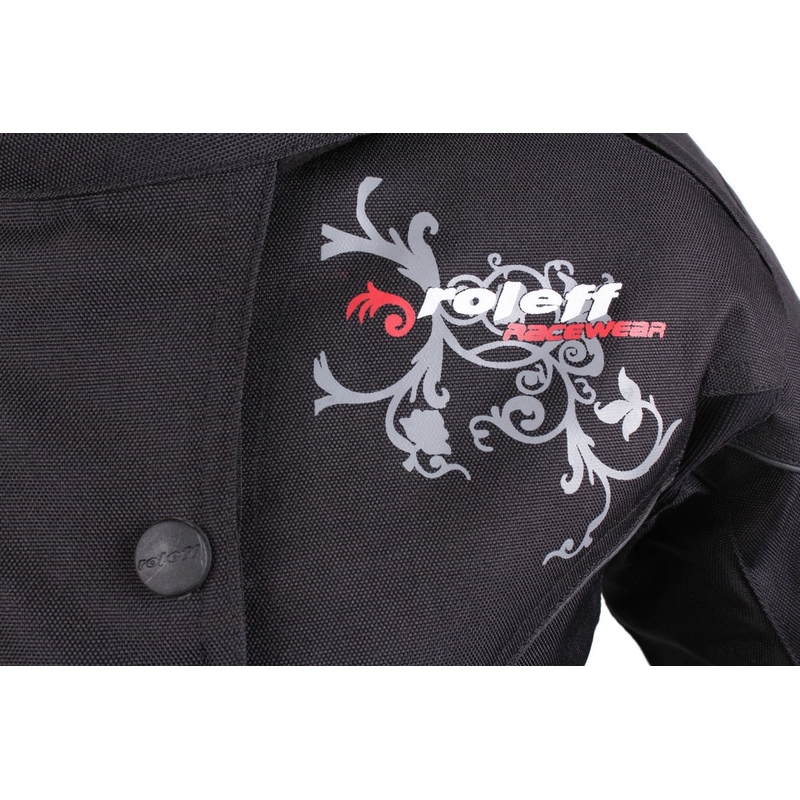 Dame motorcykeljakke Roleff Ladylike sort