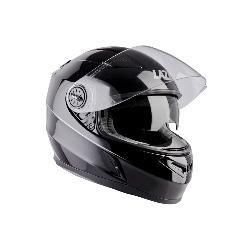 Integreret motorcykelhjelm Lazer Bayamo Z-Line sort metal udsalg