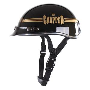 Motorcykelhjelm braincap RSA Skull sort blank