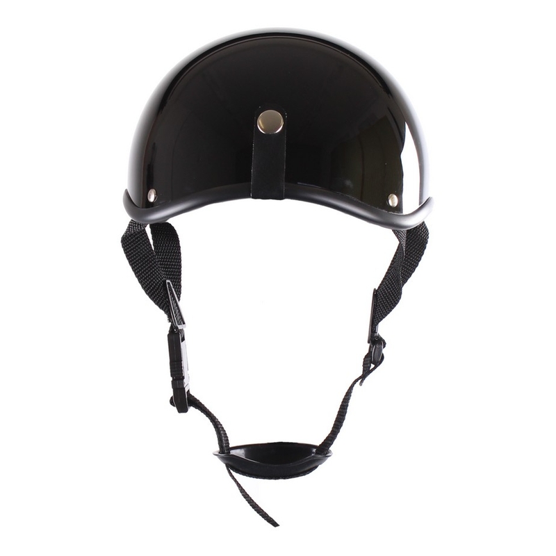 Motorcykelhjelm RSA Chopper sort blank