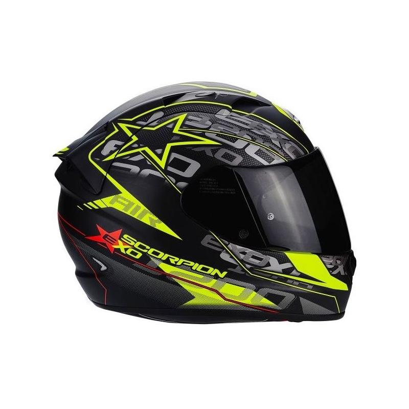 Integrální přilba Scorpion EXO-1200 Air Solis černá matná-fluo žlutá výprodej